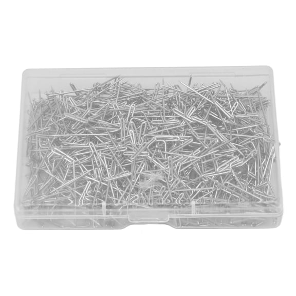 Stainless Steel T Pins, 27mm/1.06in, 500PCS Set with Plastic Case - Perfect for Sewing, Modelling & Wigs