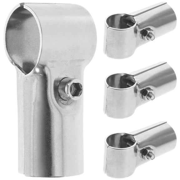 Stainless Steel T-Pipe Clamps Wire Mesh Fence Clamp Pipe Holder 25mm Connector
