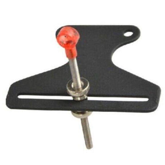 Stainless Steel T Shape 1 Pin Recurve Bow Sight with Thumb Screw Adjustment, Quick Detach Design, for Longbow, Straight Bow and for AMERICAN Hunting Bow for Target (red)