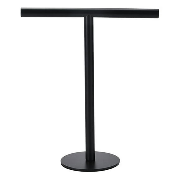 Stainless Steel T-Shape Towel Bar Rack Free Standing Bath Towel Bar Stand With Heavy Base For Bathroom