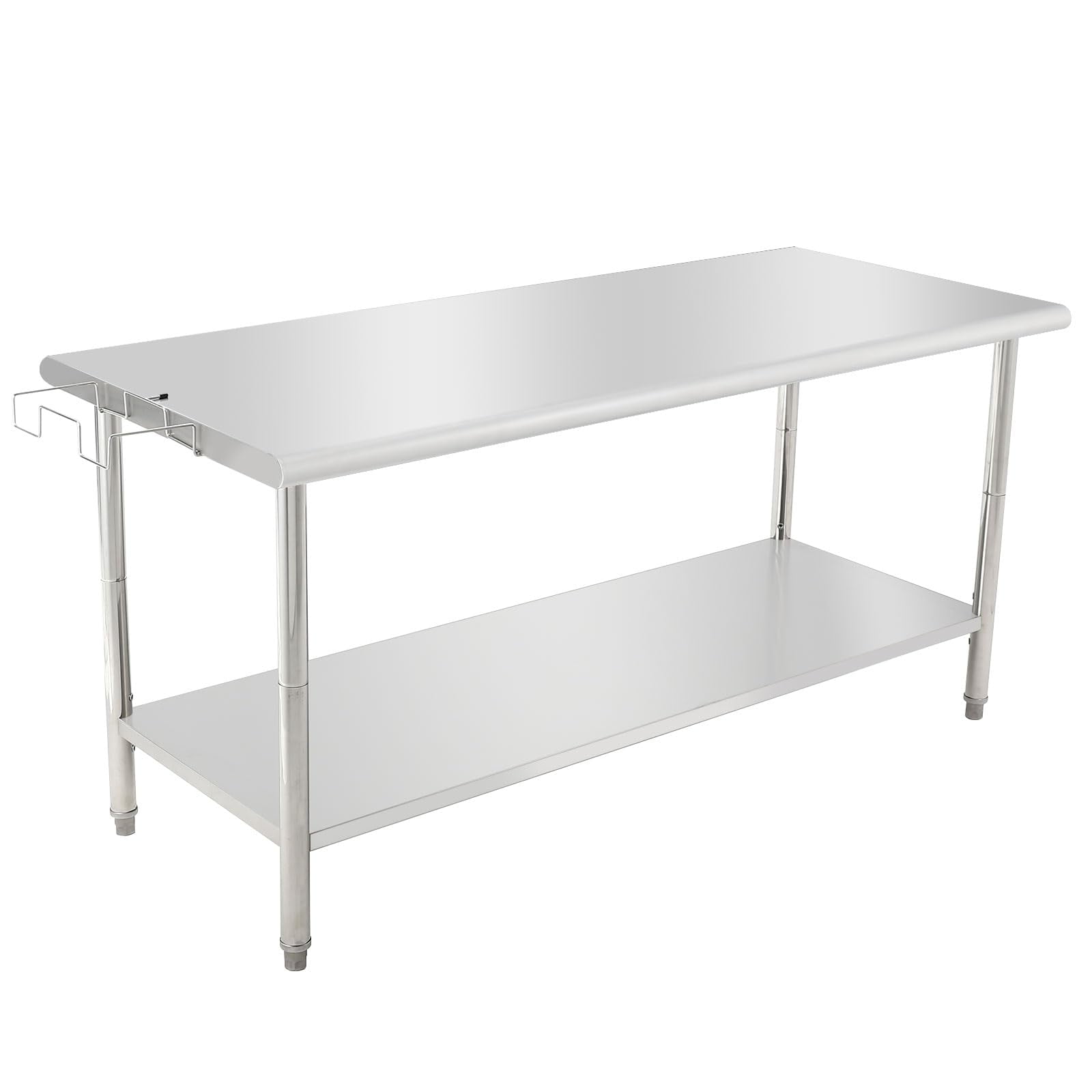 Stainless Steel Table, 24 x 60 Inches Metal Prep & Work Table with ...