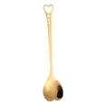 thumbnail image 1 of Stainless Steel Table Spoon Set - Heart Shaped Hollow Stainless Coffee Spoons Multi Color Long Handle Dessert Spoons Tea Spoons For Afternoon Tea, 1 of 9