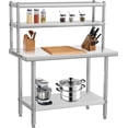 thumbnail image 1 of 30" X 24" Commercial Stainless Steel Work Table with Shelf, 1 of 7