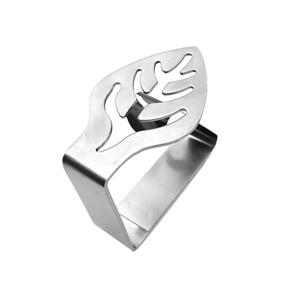 Stainless Steel Tablecloth Clip Leaf, Thickened Stainless Steel Tablecloth Clip Tablecloth Clip Tablecloth Fixing Clip Non-Slip Dining Table Clip