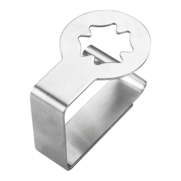 Stainless Steel Tablecloth Clips - Four Leaf Clover Design, Durable Table Cover Holders - For Picnics, Weddings, Parties, Home Dining Tables, Outdoor Events