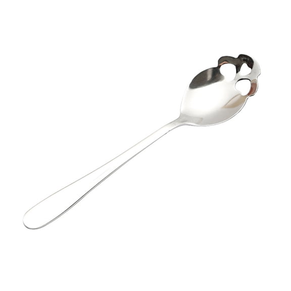 Stainless Steel Tableware Skull Shape Coffee Spoons Stainless Steel Coffee Spoons Dessert Spoons for Halloween