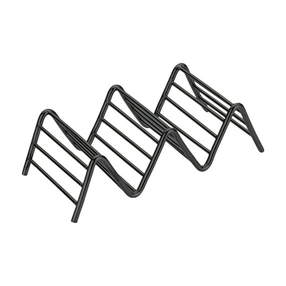 Stainless Steel Taco Stand, Wavy Taco Rack, Multi-Purpose Kitchenware for Serving Tacos and Quesadillas, Durable Rust-Resistant, Easy to Clean, Space-Saving Design