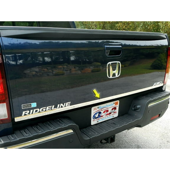 Stainless Steel Tailgate Accent 1Pc Fits 2017-2020 Honda Ridgeline RT17240 QAA