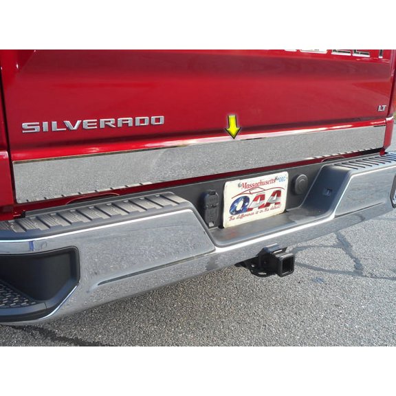 Stainless Steel Tailgate Trim 1Pc Fits 2019-2020 Chevy Silverado RT59170 QAA