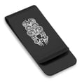 thumbnail image 1 of Stainless Steel Taniwha Maori Symbol Classic Slim Money Clip Credit Card Holder, 1 of 2