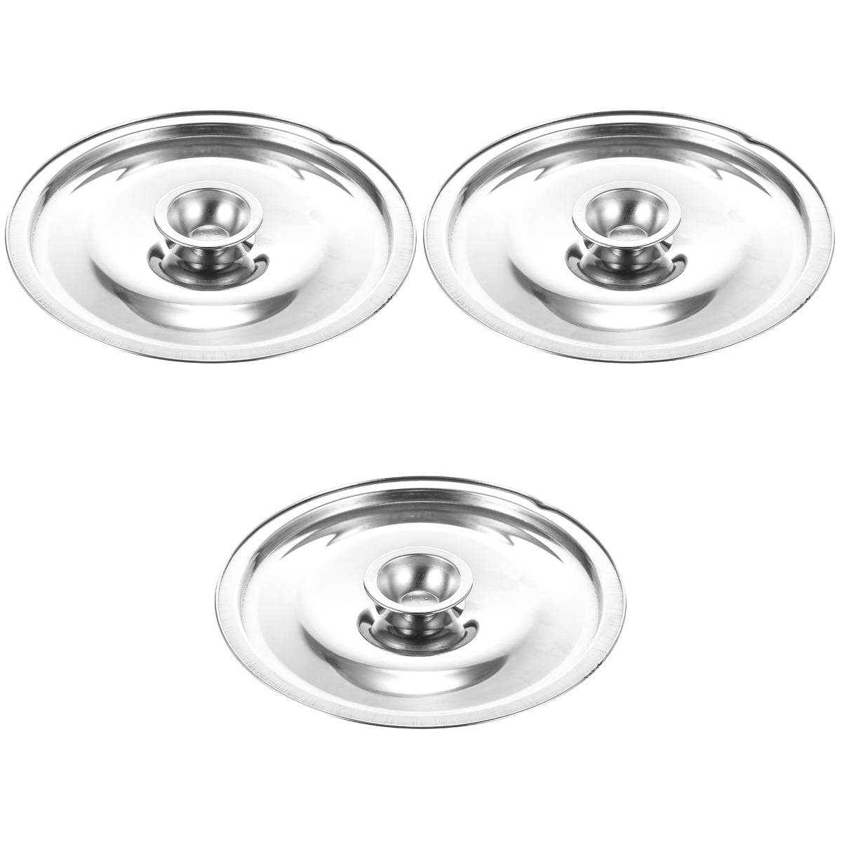 Stainless Steel Taste Cup Lid Universal Pot Lids for Cans Expandable Food Silicone