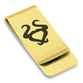 thumbnail image 1 of Stainless Steel Taurus Zodiac Sign (Bull) Classic Slim Money Clip Credit Card Holder, 1 of 2