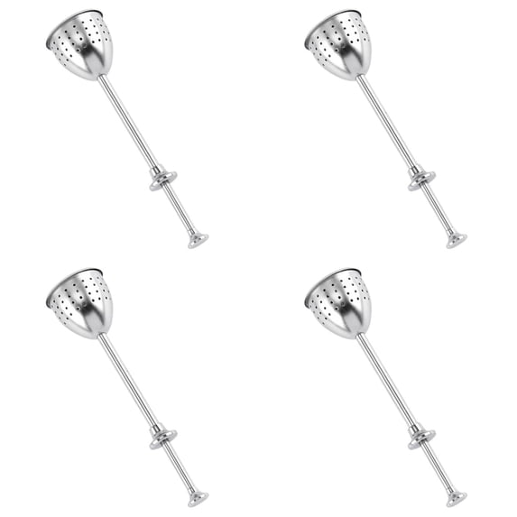 Stainless Steel Tea Diffuser New Tea Strainer Tea Infuser For Loose Leaf Tea Tea Spoon With Handle Fine Holes Tea Interval Filter Tea Holder Steeper For Tea Accessories