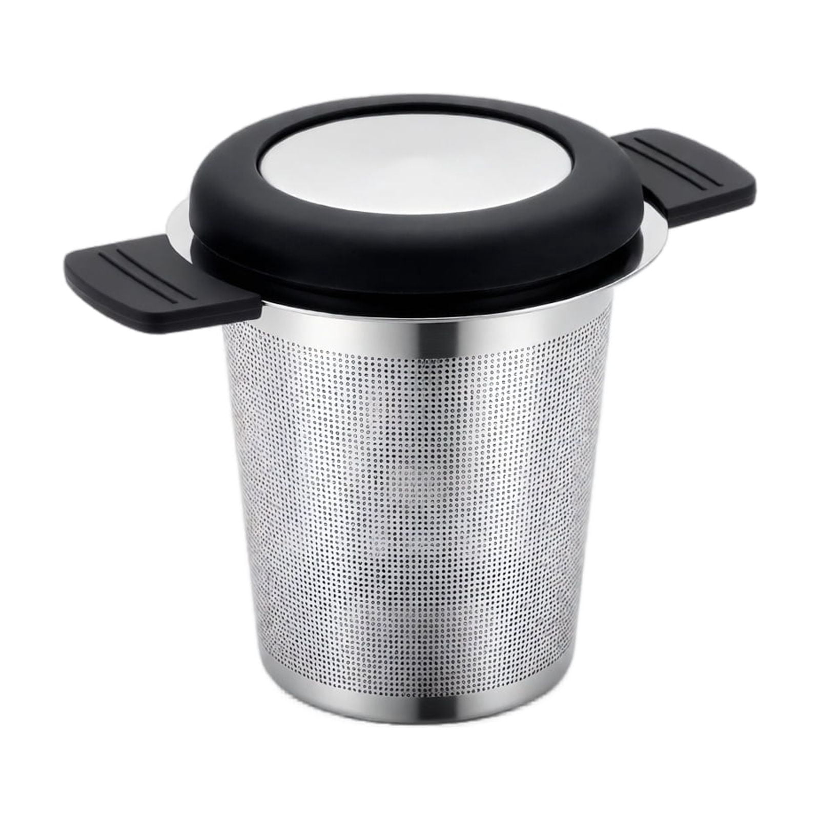 Stainless Steel Tea Infuser with Food Grade Silicone Lid Fine Mesh ...
