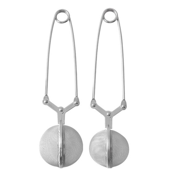 Stainless Steel Tea Infuser Spoon with Fine Mesh Filter - Perfect for Loose Leaf Tea, Herbs, Spices, Cocoa, Matcha Powder - Reusable Kitchen Baking Tool