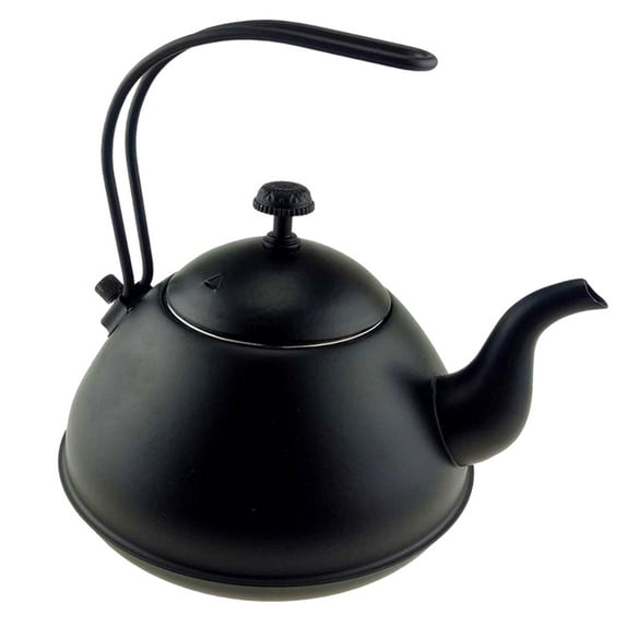 Stainless Steel Tea Kettle Tea Pot Teaware 0L/1.5L - 1.5L Black