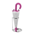 thumbnail image 1 of Stainless Steel Tea Strainer | Umbrella Tea Infuser with Hanging Hook | Reusable Loose Leaf Tea Filter for Hot or Iced Tea | Easy Clean Tea Brewing Accessory for Home or Office, 1 of 2
