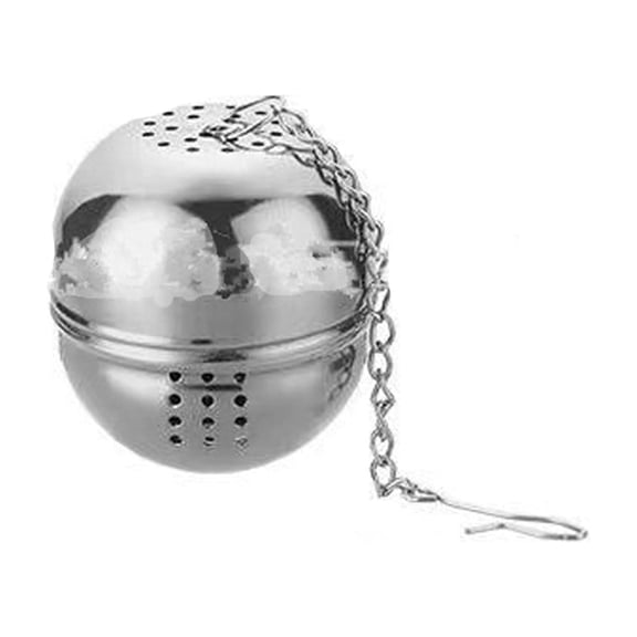 Stainless Steel Tea Strainers,Tea Infuser Strainer For Loose Leaf Tea Steeper,Fine Mesh Tea Ball,Tea Holder Loose Tea Infuser Ball,Tea Diffuser for Black Tea,Herbal & Spices,2 Siezs,Silver(1.69in)