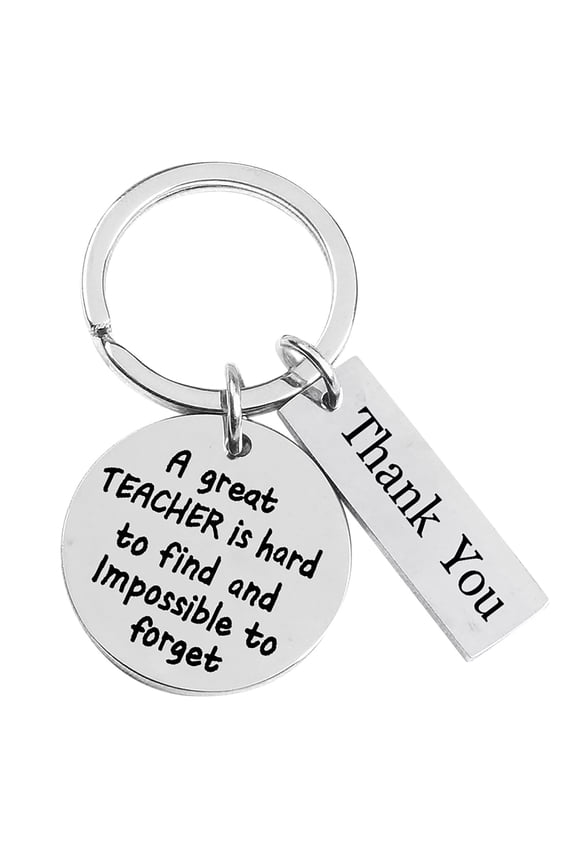Stainless Steel Teacher Appreciation Keychain Gift for Educators
