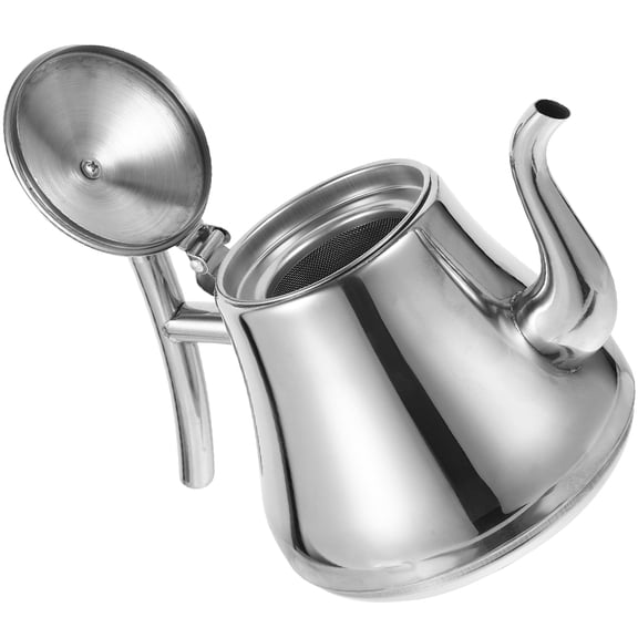 Electric Stainless Steel Tea Kettle with Infuser for Loose Leaf Tea, Compatible with Induction Cooktops, Ideal for Home and Office Use