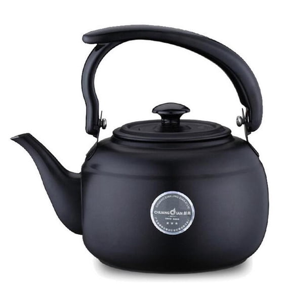 Stainless Steel Teapot Kettle Stovetop Cookware Kitchenware Stovetop Tea Kettle Ergonomic Handle for Boiling Hot Water Tea, Tea Kettle 1.0L for Home Kitchen Black