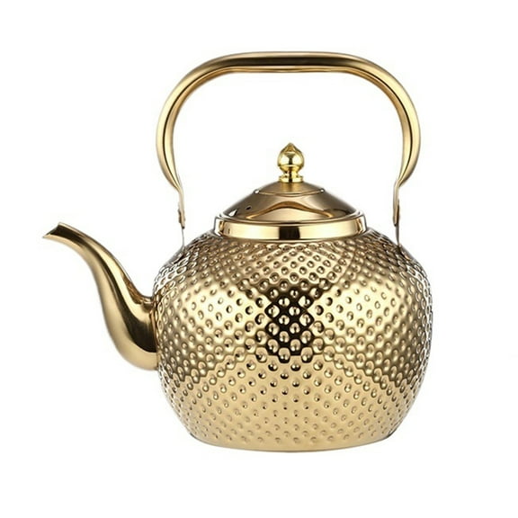 Stainless Steel Teapot, Teapot with Infusers, Water Kettle Tea Pot with Filter Hotel Tea Pot Coffee Pot Induction Cooker Tea Kettle for Home Kitchen Hotel Restaurant