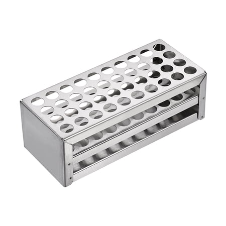 Stainless Steel Test Tube Holder Rack 40 Hole 3 Layer for 10-13mm Tube