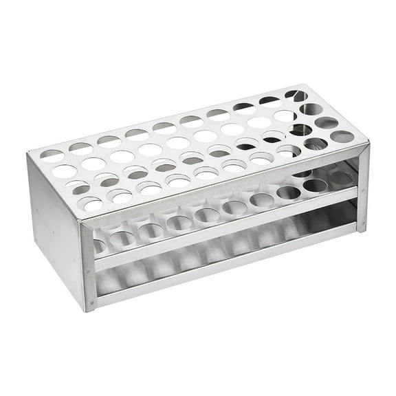 Stainless Steel Test Tube Holder Rack 40 Hole 3 Layer for 15-18mm Tube