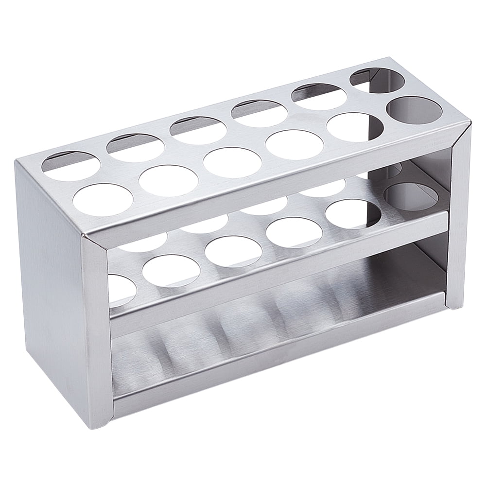 Stainless Steel Test Tube Rack 12 Holes Round Holes Test Tube Holder ...