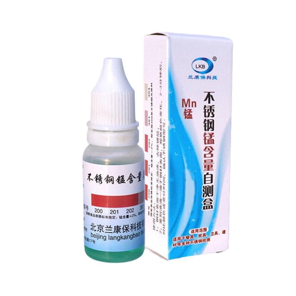 Stainless Steel Testing Reagent for Liquid Manganese Detection, Quickly Distinguish Steel Grades Without Powering On, Suitable for Steel Material Identification Scenarios