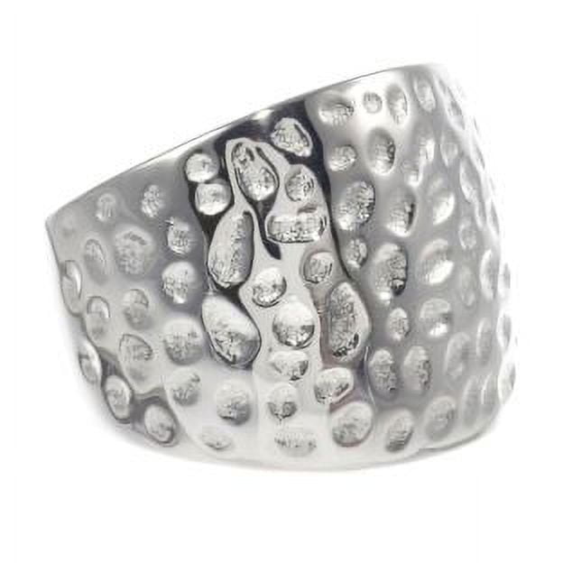 Stainless Steel Texture Ring - Walmart.com