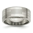 thumbnail image 1 of Stainless Steel Textured Ring - Size 10, 1 of 2