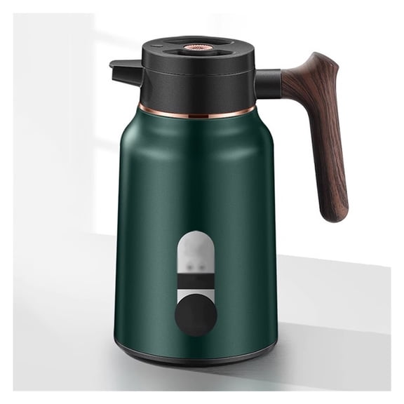 Stainless Steel Thermal Coffee Carafe,Double Wall Insulated Vacuum Flask,Water Coffee and Beverage Dispenser,12 Hour Heat 24 Hour Cold Retention