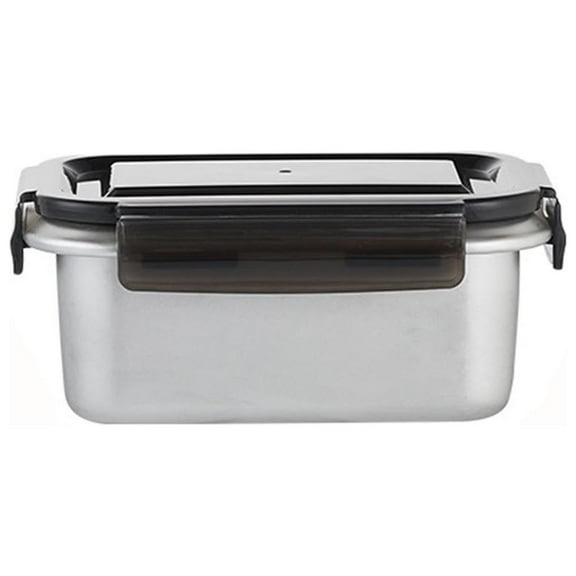 Stainless Steel Thermal Insulated Food Preservation Lunch Box, 600ml, For Office, School, Leak Proof, Durable