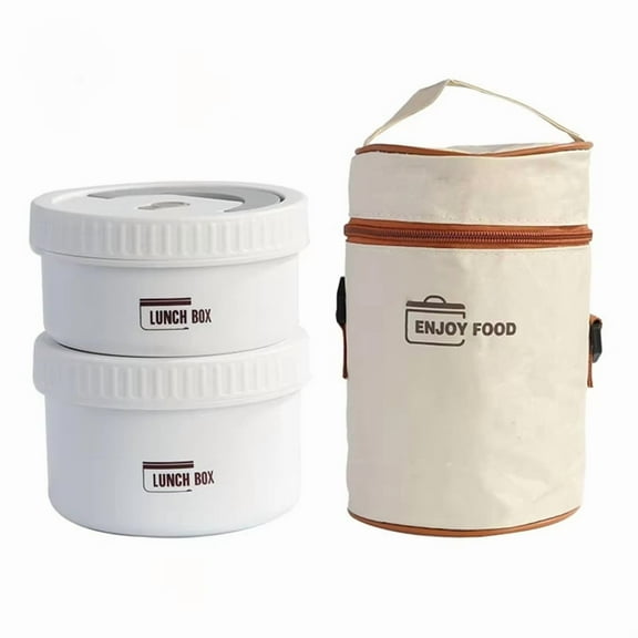 Stainless Steel Thermal Insulated Lunch Box, Meal Container with Insulation Bag, Food y6200