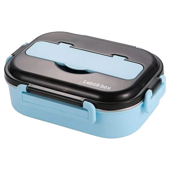 Stainless Steel Thermal Insulation Lunch Bento For Students With Complete Utensil Set Durable Leak Proof Food Container For School Meals And Outdoor Activities