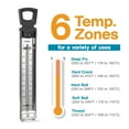thumbnail image 1 of Stainless Steel  Thermometer with Adjustable Pot Clip and Temperature Guide, 1 of 6