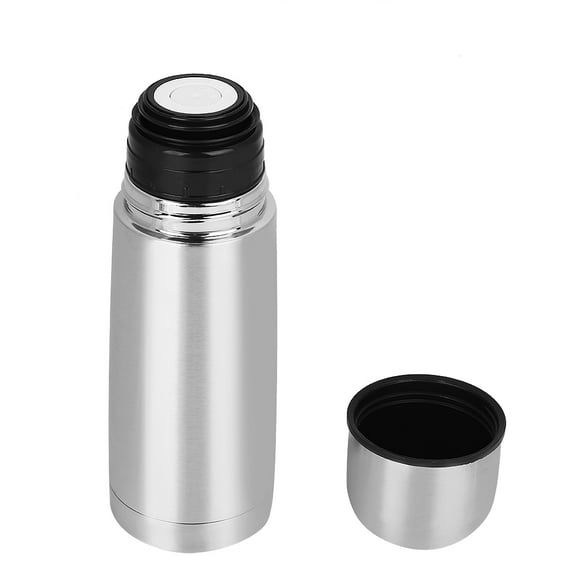 Stainless Steel Thermos Vacuum Bottle Flask Push Button Lid Insulated Cup (350ml)