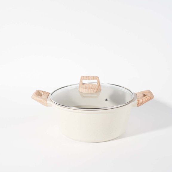 Stainless Steel Thickened Soup Pot – Nonstick, Fast Heating, Ergonomic Handles, Suitable for All Stoves, Durable Reinforced Base for Family Cooking