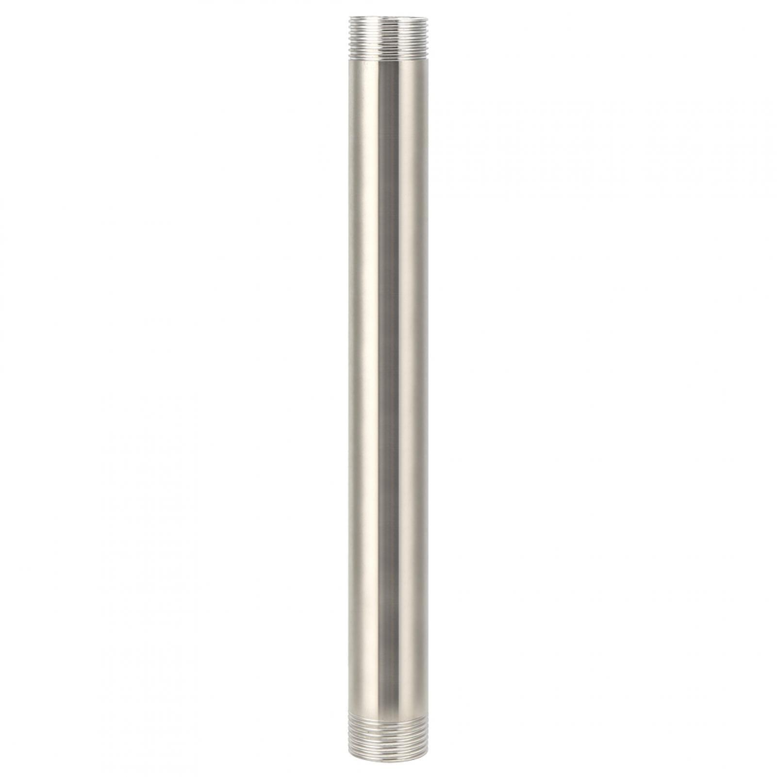 Stainless Steel Threaded Pipe Nipple Connector Fittings for Plumbing ...