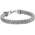 thumbnail image 1 of Stainless Steel Three Rows Rope Bracelet, 1 of 2