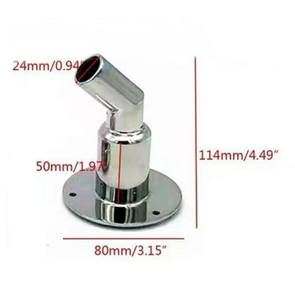 Stainless Steel Through Hull Exhaust Housing Socket Hardware with Bolts & Nuts