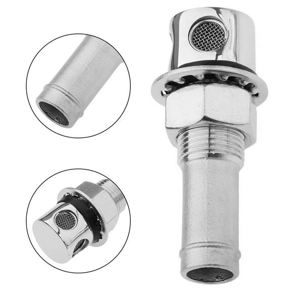 Stainless Steel Through Hull Fuel Tank Vent for Marine and Automotive Applications
