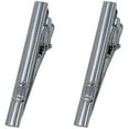 thumbnail image 1 of Stainless Steel Tie Bar Clip for Skinny and Regular Ties (2" Waves), 1 of 5