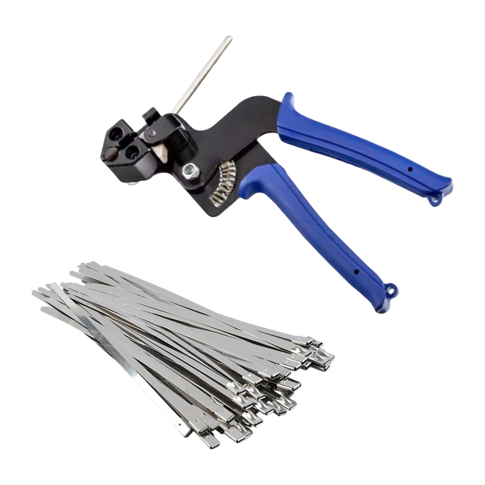Stainless Steel Tie With Metal Zip Ties Metal Zip Tie & 150Pcs Ties Heavy Duty Tensioning & Cutting For Chain/Link/Fence Hand Drills Cordless Small Drills Cordless Rechargeable Drill Desarmador