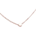 thumbnail image 1 of Stainless Steel Tiny Dot Circle Floating Disc Collar Necklace, 1 of 2