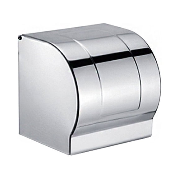 Wall-mounted Tissue Box Stainless Steel Tissue Roll Dispenser Toilet Paper Holder for Bathroom Kitchen Sealed Waterproof