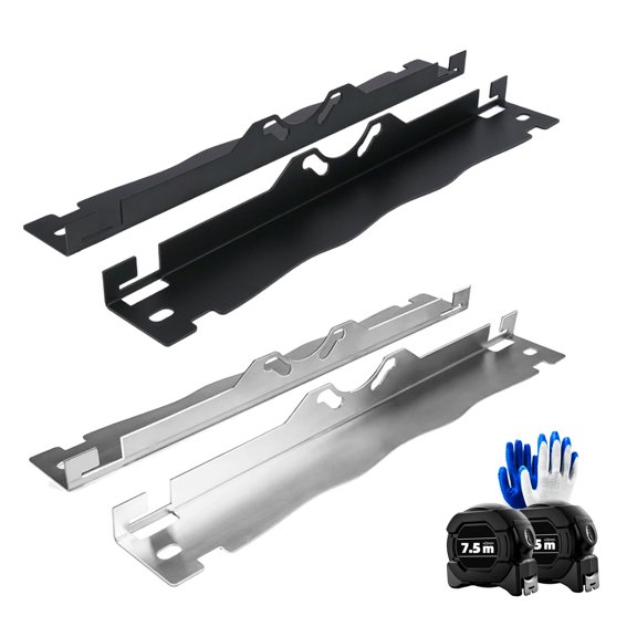Stainless Steel Toe Alignment Plates - 2PCS Wheel Alignment Toe Plates, Wheel Alignment Tool Kit for DIY Front End Toe Adjustment, Alignment Plates for Car, Truck, SUV with Tape Grooves