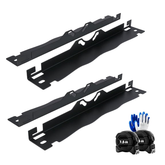 Stainless Steel Toe Alignment Plates - 2PCS Wheel Alignment Toe Plates, Wheel Alignment Tool Kit for DIY Front End Toe Adjustment, Alignment Plates for Car, Truck, SUV with Tape Grooves