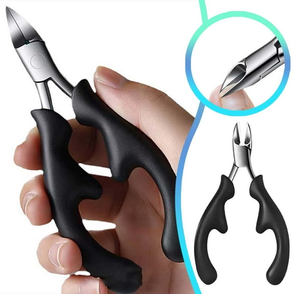 Stainless Steel Toenail Clipper Set Includes Cuticle Scissors and Grooming Tools for Precise Nail Care